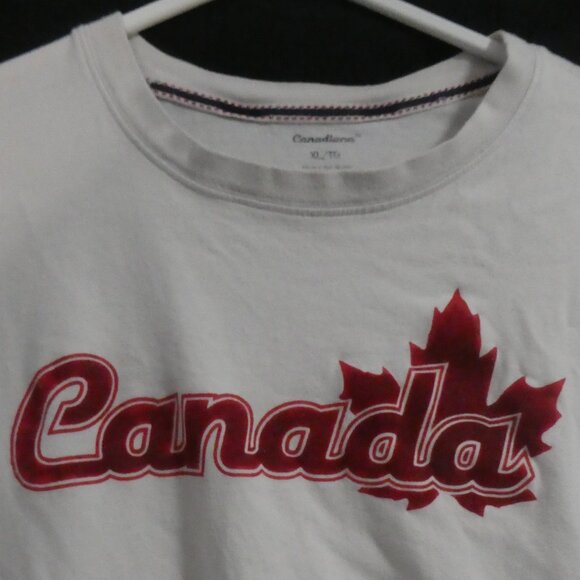 CANADIANA | xl - extra large | White Canada Short Sleeve Tee / T-Shirt - Picture 1 of 13